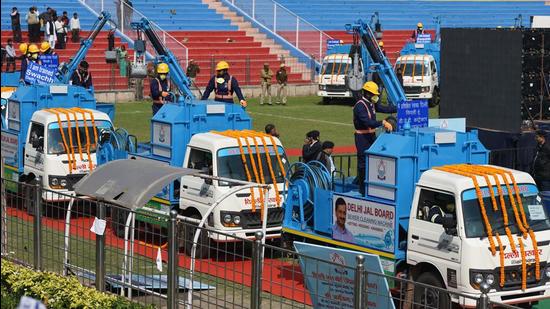 Lucknow municipal corporation’s use of machines will likely cut down the risks associated with manual scavenging in Covid times.