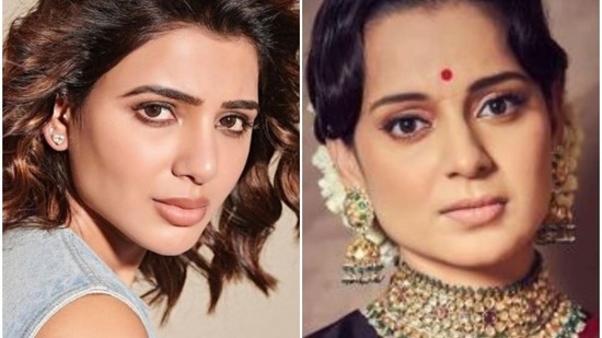 Samantha Akkineni was praised by Kangana Ranaut.