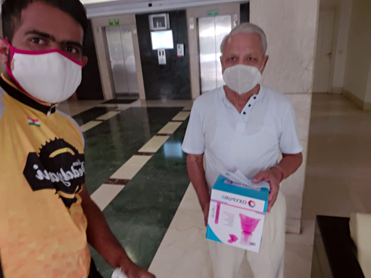 The elderly and the Covid-positive individuals are on the priority list of the cyclists.