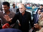Tarun Tejpal, the 50-year-old founder and editor-in-chief of India's leading investigative magazine Tehelka, speaks with the media upon his arrival at the airport on his way to Goa, in New Delhi in this file photo from 2013. (REUTERS) Tarun Tejpal, the 50-year-old founder and editor-in-chief of India's leading investigative magazine Tehelka, speaks with the media upon his arrival at the airport on his way to Goa, in New Delhi in this file photo from 2013. (REUTERS)