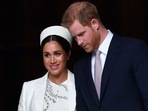 Britain's Prince Harry, Duke of Sussex (R) and Meghan, Duchess of Sussex leave after attending a Commonwealth Day Service at Westminster Abbey in central London.(AP) Britain's Prince Harry, Duke of Sussex (R) and Meghan, Duchess of Sussex leave after attending a Commonwealth Day Service at Westminster Abbey in central London.(AP)