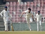 Delhi's bowler Ishant Sharma in action during a Ranji Trophy cricket match against Vidarbha.(PTI) Delhi's bowler Ishant Sharma in action during a Ranji Trophy cricket match against Vidarbha.(PTI)