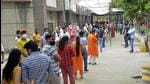 People queue up to get vaccinated against Covid-19 at Sanjay Nagar Hospital, in Ghaziabad this Monday, May 17. (Sakib Ali /HT photo) People queue up to get vaccinated against Covid-19 at Sanjay Nagar Hospital, in Ghaziabad this Monday, May 17. (Sakib Ali /HT photo)