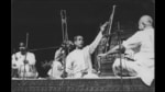 A Hindustanic classical recital: Bhimsen Joshi in a photographed dated October 5, 1987. (HT Archive) A Hindustanic classical recital: Bhimsen Joshi in a photographed dated October 5, 1987. (HT Archive)