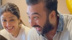 Shilpa Shetty and Raj Kundra surprised their son with a puppy. Shilpa Shetty and Raj Kundra surprised their son with a puppy.