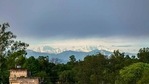 Saharanpur residents got a glimpse of the snow-clad Himalayas. (Dr Vivek Banerjee, Twitter/@rameshpandeyifs) Saharanpur residents got a glimpse of the snow-clad Himalayas. (Dr Vivek Banerjee, Twitter/@rameshpandeyifs)