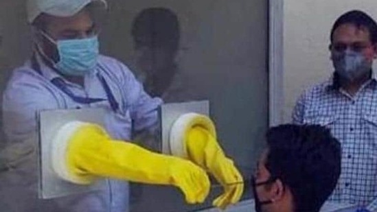 At the very least, people should wear a double-layer mask, if not wear two masks, to stop the spread of Covid-19 (ANI) At the very least, people should wear a double-layer mask, if not wear two masks, to stop the spread of Covid-19 (ANI)
