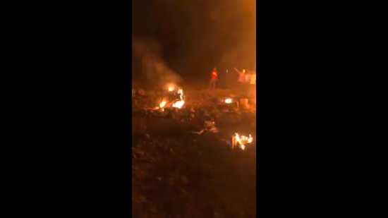 Remains of the MiG-21 that crashed in Moga. (Sourced) Remains of the MiG-21 that crashed in Moga. (Sourced)