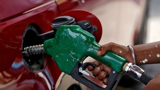 After a gap of two days, fuel rates jumped for the eleventh time in 18 days making petrol costlier by ₹2.64 a litre and diesel by ₹3.07 since May 4 (File Photo / Representational Image) After a gap of two days, fuel rates jumped for the eleventh time in 18 days making petrol costlier by ₹2.64 a litre and diesel by ₹3.07 since May 4 (File Photo / Representational Image)
