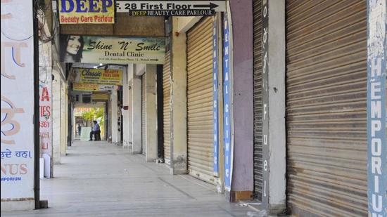 Mohali has been under lockdown since May 3 when the Punjab government announced statewide curbs. (HT FILE) Mohali has been under lockdown since May 3 when the Punjab government announced statewide curbs. (HT FILE)