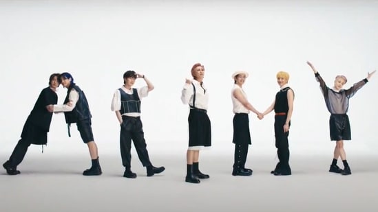 BTS members form ARMY, a nod to their fandom, in the music video of Butter. 