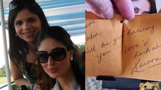 Kareena Kapoor sent a note to Saif Ali Khan's sister Saba Ali Khan.