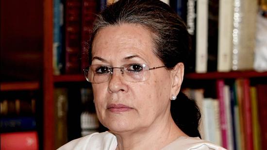 Congress president Sonia Gandhi praised the Congress government in Chhattisgarh, saying that it was trying to bring about a change in the lives of common people, particularly farmers. (PTI PHOTO.)