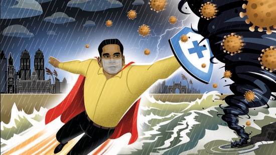 Extreme challenges and catastrophes are no stranger to IS Chahal, who has the distinction of clearing his IAS entrance exam on his first try at the age of 22. (Illustration: Gajanan Nirphale) Extreme challenges and catastrophes are no stranger to IS Chahal, who has the distinction of clearing his IAS entrance exam on his first try at the age of 22. (Illustration: Gajanan Nirphale)