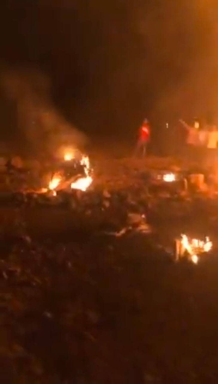 Remains of the MiG-21 that crashed in Moga. (Sourced) Remains of the MiG-21 that crashed in Moga. (Sourced)