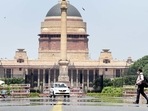 Mirage outside Rashtrapati Bhawan, in New Delhi, India, on Saturday, May 22, 2021. (Photo by Arvind Yadav/ Hindustan Times) Mirage outside Rashtrapati Bhawan, in New Delhi, India, on Saturday, May 22, 2021. (Photo by Arvind Yadav/ Hindustan Times)