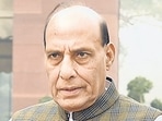 Defence minister Rajnath Singh. (HT archive) Defence minister Rajnath Singh. (HT archive)