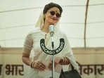 Alia Bhatt in and as Gangubai Kathiawadi. Alia Bhatt in and as Gangubai Kathiawadi.