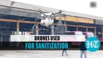 Drones used for sanitising public places in Kerala’s Thrissur Drones used for sanitising public places in Kerala’s Thrissur