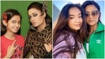 Anushka Sen shared a throwback picture with actor Shweta Tiwari. Anushka Sen shared a throwback picture with actor Shweta Tiwari.