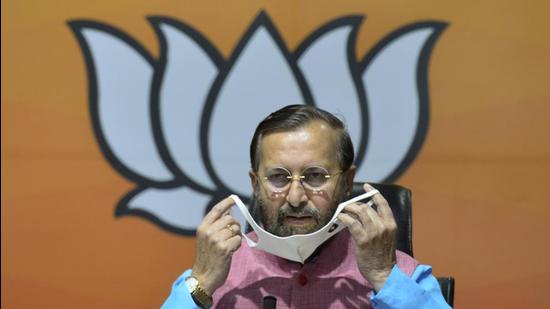 Information and Broadcasting Minister Prakash Javadekar said Congress president Sonia Gandhi should explain why her party is engaging in negative politics. (PTI PHOTO.) Information and Broadcasting Minister Prakash Javadekar said Congress president Sonia Gandhi should explain why her party is engaging in negative politics. (PTI PHOTO.)