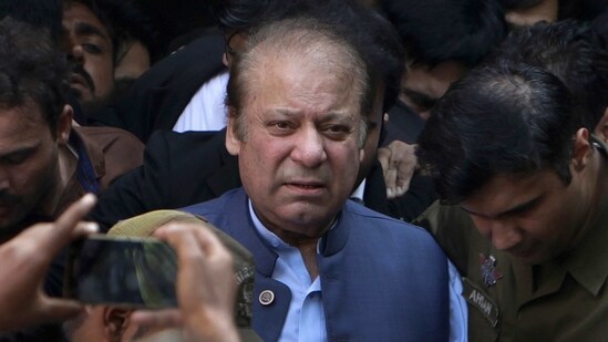 Former Pakistani Prime Minister Nawaz Sharif.(AP)