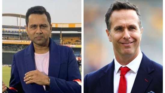 Aakash Chopra and Michael Vaughan Aakash Chopra and Michael Vaughan