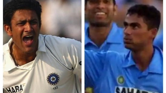 Anil Kumble and Mohammad Kaif. (File)