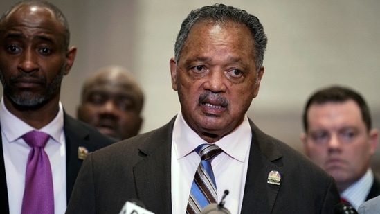 On Wednesday, Jesse Jackson Sr had urged President Joe Biden to allocate at least 60 million vaccine doses to India out of the 80 million announced earlier by the US President. (AP Photo/John Minchillo) (AP)