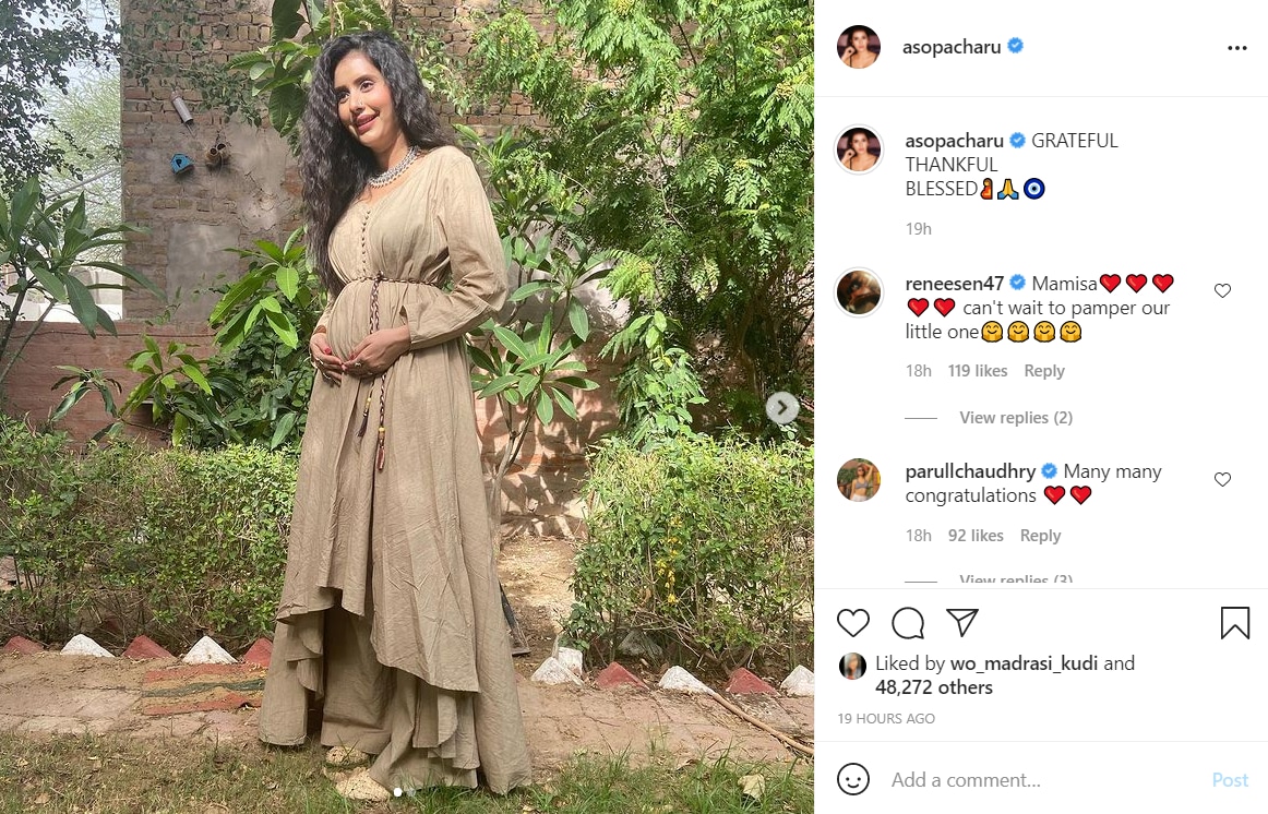 Charu Asopa on Instagram