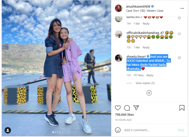 Meher Dagli Ki Xxx Video - Khatron Ke Khiladi 11: Anushka Sen bonds with Baal Veer co-star Shweta  Tiwari, shares throwback pic - Hindustan Times