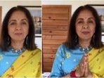 Neena Gupta wears beautiful floral print saree(Instagram/neena_gupta) Neena Gupta wears beautiful floral print saree(Instagram/neena_gupta)