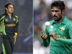 Saeed Ajmal (L), Mohammad Amir (R)