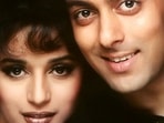 Salman Khan and Madhuri Dixit played lead roles in Hum Aapke Hain Koun. Salman Khan and Madhuri Dixit played lead roles in Hum Aapke Hain Koun.