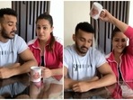 Anita Hassanandani pranked her husband Rohit Reddy yet again. Anita Hassanandani pranked her husband Rohit Reddy yet again.