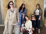 Kareena Kapoor poses with her squad. 