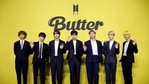 Members of K-pop boy band BTS pose for photographs during a photo opportunity promoting their new single Butter in Seoul, South Korea, May 21, 2021.(REUTERS)