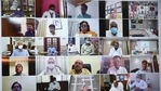 CBSE 12th board Exams 2021 Live: Jharkhand CM's office shares the picture of high-level meeting on CBSE Class 12 board exams under chairmanship of defence minister Rajnath Singh.(twitter image) CBSE 12th board Exams 2021 Live: Jharkhand CM's office shares the picture of high-level meeting on CBSE Class 12 board exams under chairmanship of defence minister Rajnath Singh.(twitter image)