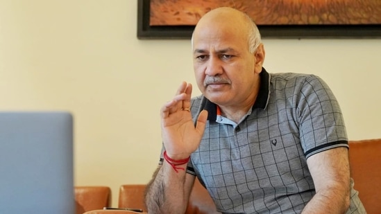 Delhi Deputy Chief Minister Manish Sisodia consults teachers, principals and students of Delhi Schools for their views on 12th Board Exams in New Delhi on Saturday. (ANI Photo) Delhi Deputy Chief Minister Manish Sisodia consults teachers, principals and students of Delhi Schools for their views on 12th Board Exams in New Delhi on Saturday. (ANI Photo)