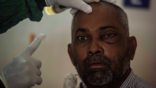 On Friday, AIIMS Delhi Director Dr Randeep Guleria said that black fungus has claimed more than 7,000 lives in the country. (Photo by Pratham Gokhale/Hindustan Times) (Pratham Gokhale/HT Photo)