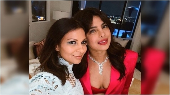 Priyanka Chopra looks ravishing in red power suit(Instagram/ priyankachopra)