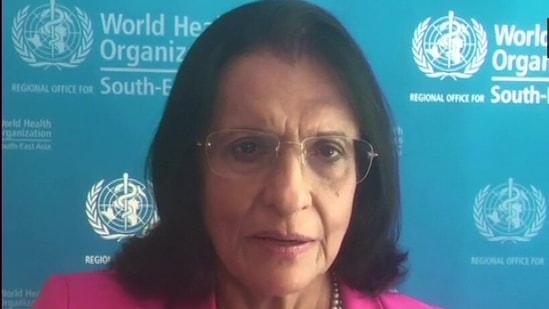 Poonam Khetrapal Singh is the regional director of the WHO South-East Asia Region. (ANI Twitter)