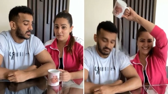 Anita Hassanandani pranked her husband Rohit Reddy yet again.