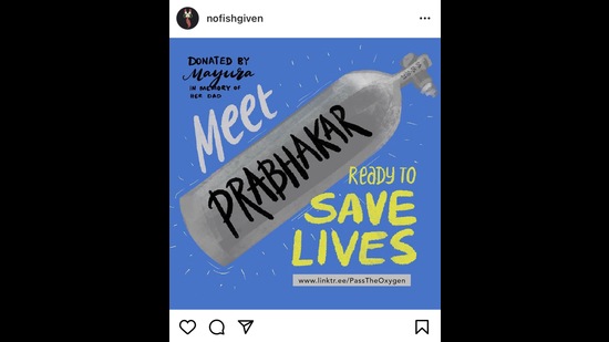 An initiative in Bengaluru, Pass The Oxygen is motivating denizens to donate old oxygen cylinders to help others in need. An initiative in Bengaluru, Pass The Oxygen is motivating denizens to donate old oxygen cylinders to help others in need.