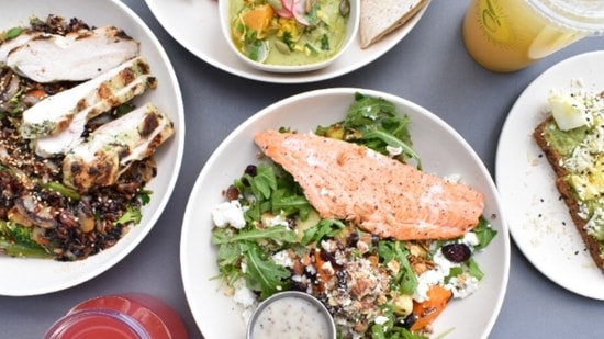 Protein: Adding food rich in proteins to your diet helps promote weight loss and build muscle. Vegetarians can opt for milk, cheese, yoghurt etc., while non-vegetarians can have poultry, fish and eggs.(Unsplash)