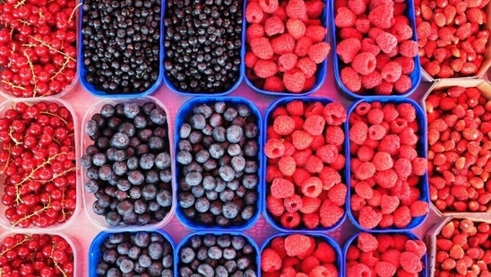 Berries are packed with antioxidants and phenolic compounds which helps fight oxidative stress. Adding berries to your diet can lower anxiety and fight depression.(Unsplash)