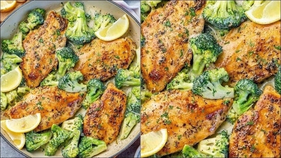 Recipe: Creamy Chicken and Broccoli Skillet can be whipped up in just ...