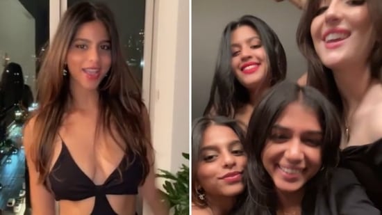 Suhana Khan Sex Mp4 - Shah Rukh Khan's daughter Suhana Khan goes glam with girl gang in new  video. Watch | Bollywood - Hindustan Times
