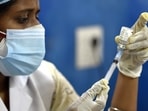 A health worker prepares a dose of Covaxin (Arvind Yadav/HT PHOTO) A health worker prepares a dose of Covaxin (Arvind Yadav/HT PHOTO)