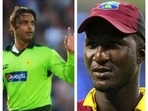 Shoaib Akhtar and Darren Sammy.(File) Shoaib Akhtar and Darren Sammy.(File)